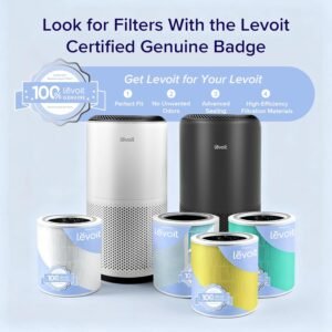 Levoit Core 400S smart air purifier for allergies – True HEPA, Wi-Fi control, quiet sleep mode for large rooms