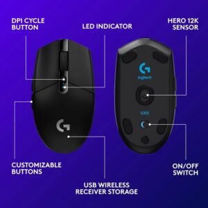 logitech g305 lightspeed wireless budget gaming mouse